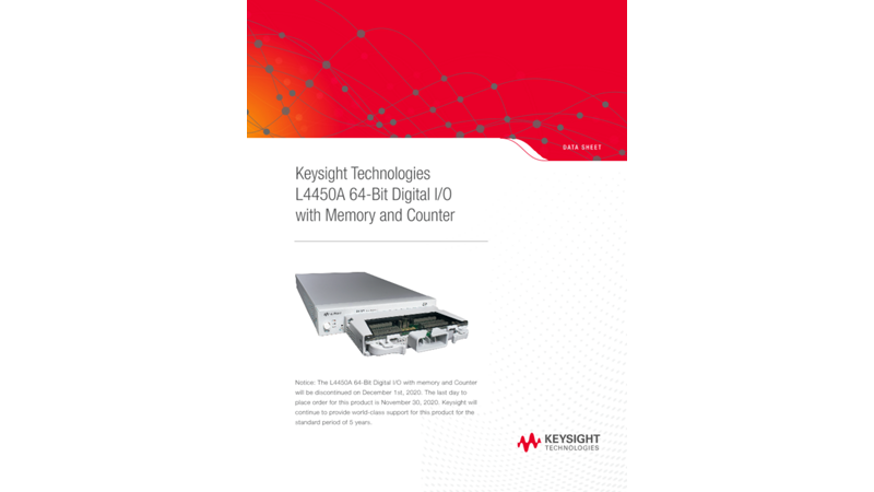 L4450A 64-Bit Digital I/O with Memory and Counter